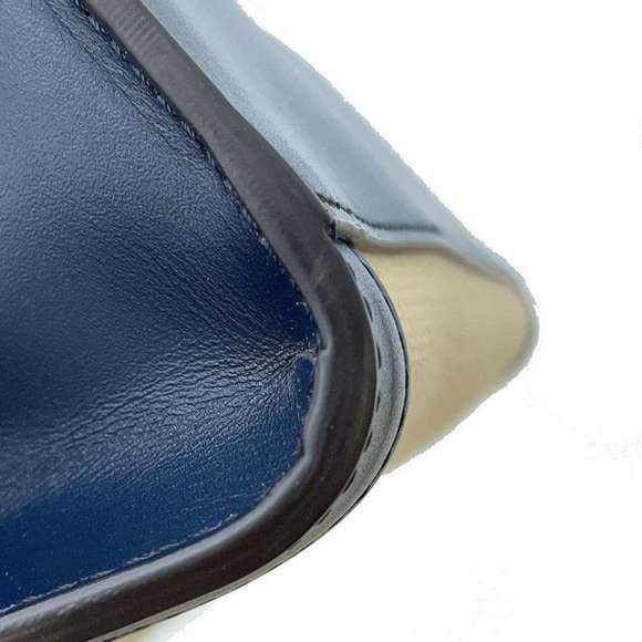 CELINE Canvas Leather Tote Bag Small Vertical Cabas 192082DL4 Shoulder - Picture 7 of 11